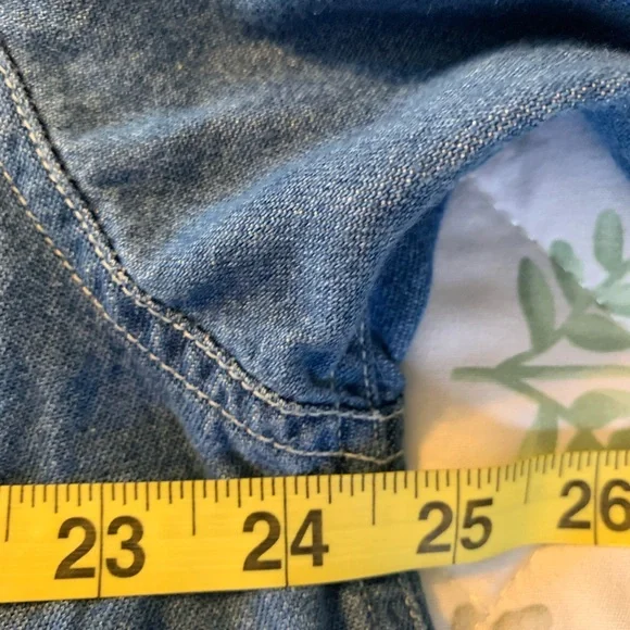 M&M Brand Button Down Denim Shirt - Picture 5 of 7